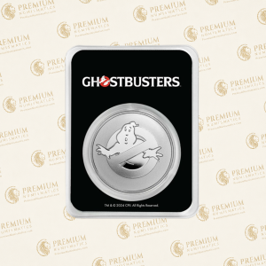 2024 Niue 1 oz Silver $2 Ghostbusters 40th Anniversary Coin (TEP)