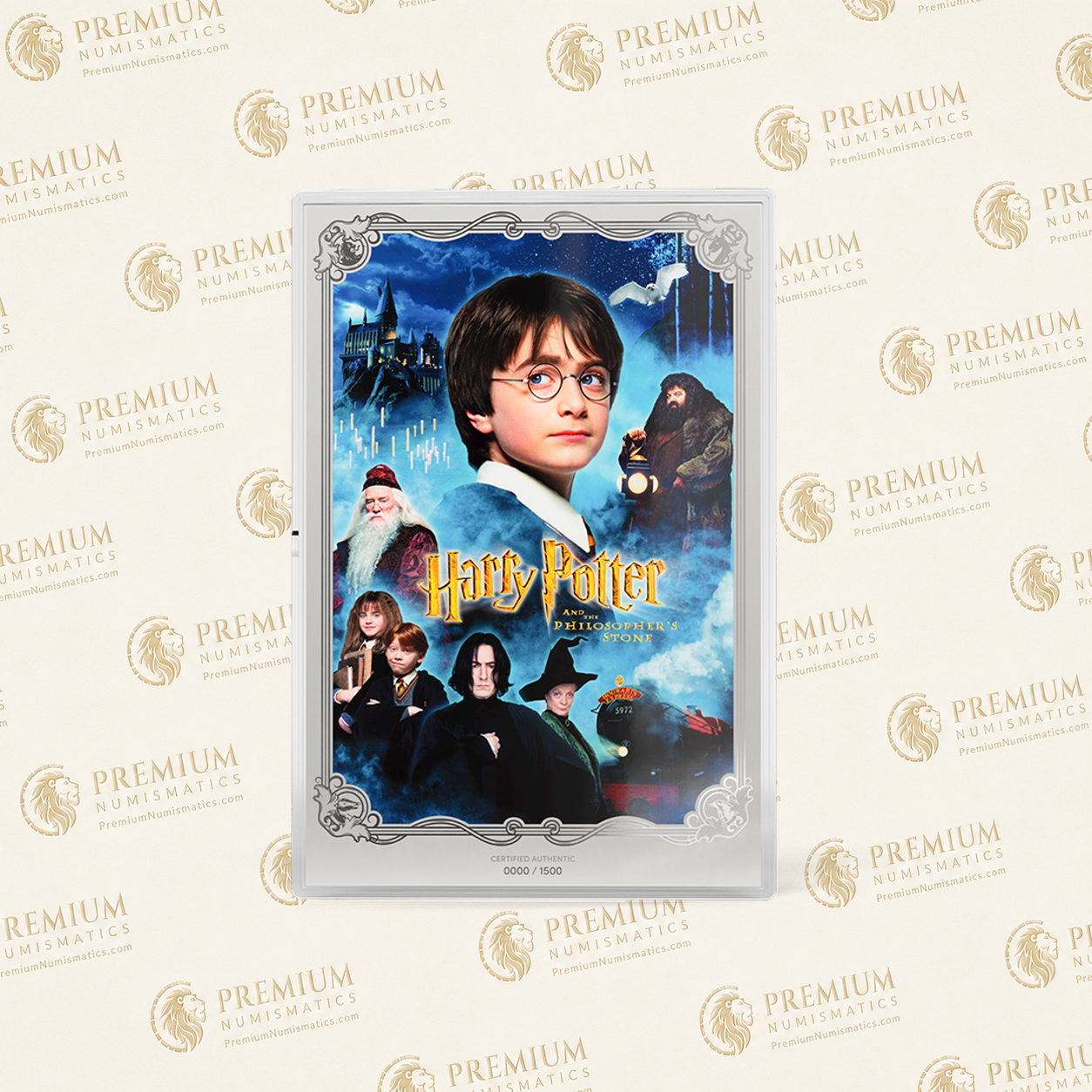 Harry Potter - Theatrical Movie Posters - 2. HP & The Philosopher’s Stone 1oz Silver Foil