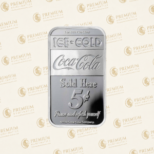 Coca-Cola® Vintage 1 oz Silver Struck Bar