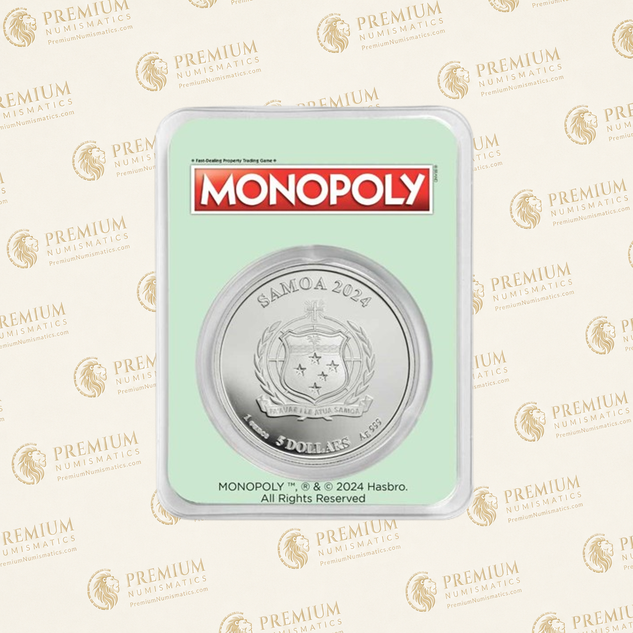2024 Samoa 1 oz Silver Monopoly Board Space: Chance with TEP - Image 2