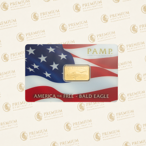 PAMP 5G Gold Bar - America The Free: Bald Eagle