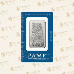 1oz Silver Bar PAMP Lady Fortuna Minted