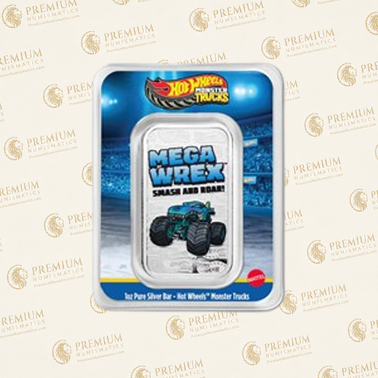 1 oz Silver Hot Wheels™ Colorized Bar (TEP)