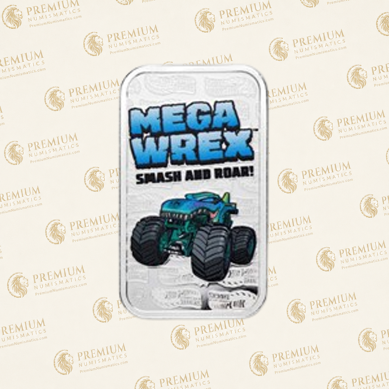 1 oz Silver Hot Wheels™ Colorized Bar (TEP) - Image 3