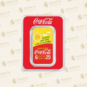 Coca-Cola® 1 oz Silver Summer Fun Colorized Bar (in TEP)