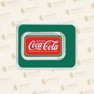 Coca-Cola® Vintage 1 oz Silver Colorized Bar in TEP