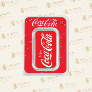 Coca-Cola® 1 oz Silver Colorized Bar