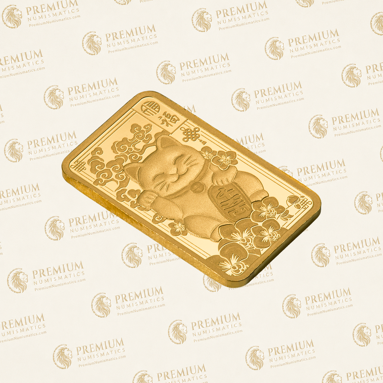 PAMP Lucky Cat 2.5g Gold with sleeve - Image 3
