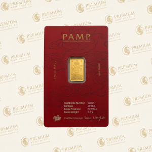 PAMP Lucky Cat 2.5g Gold with sleeve